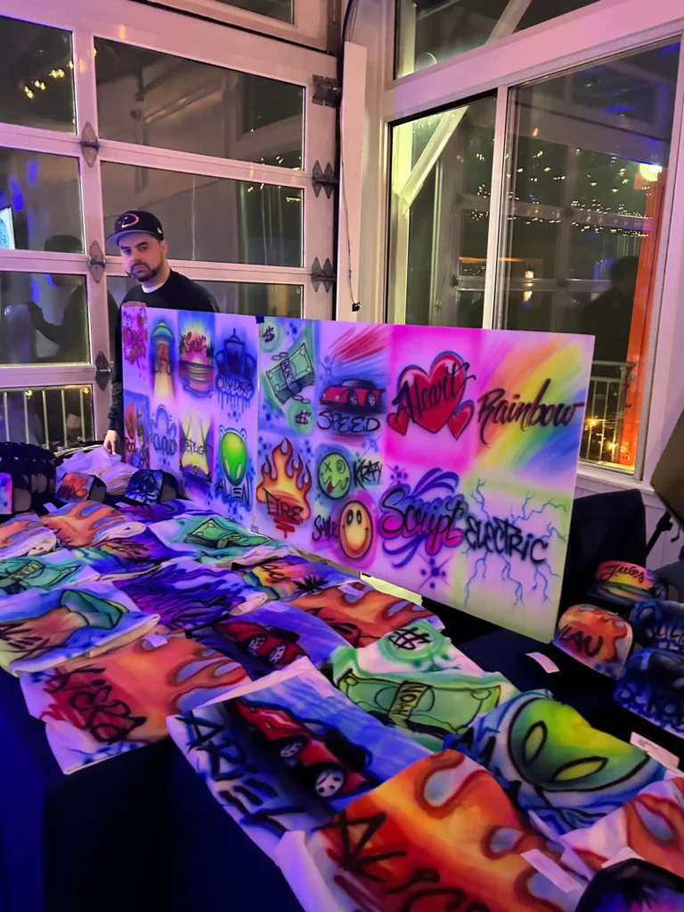 airbrushing event