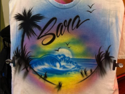 air brush t shirt