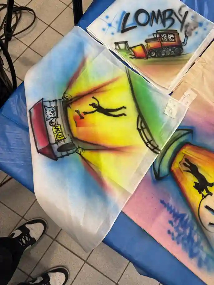 airbrushing